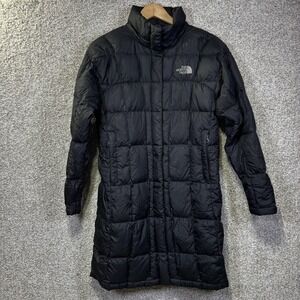 The North Face Jacket Womens Small Black 600 Down Long Puffer Winter Coat
